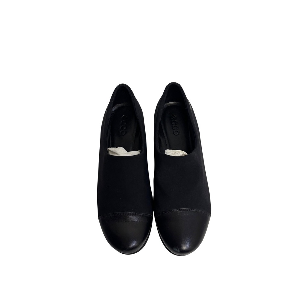 Women's ECCO Abelone Black Slip‎ On Wedge
